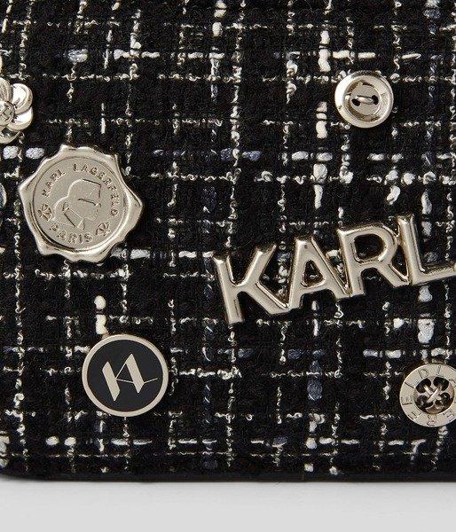 KARL LAGERFELD K/PINS BOUCLE CAMERA BAG-0