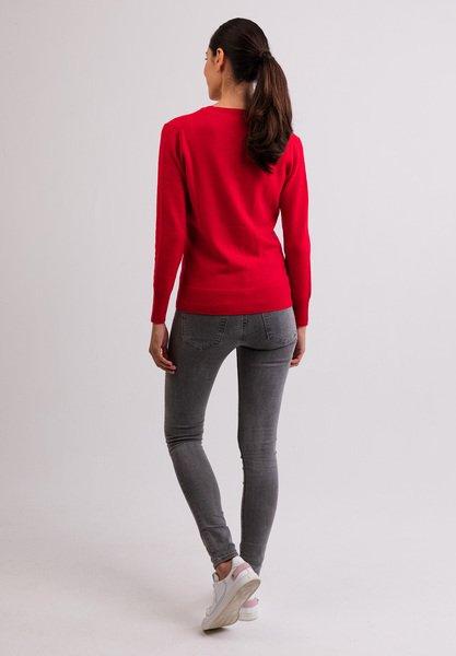 CASH-MERE.CH Kaschmir Cardigan V-Ausschnitt