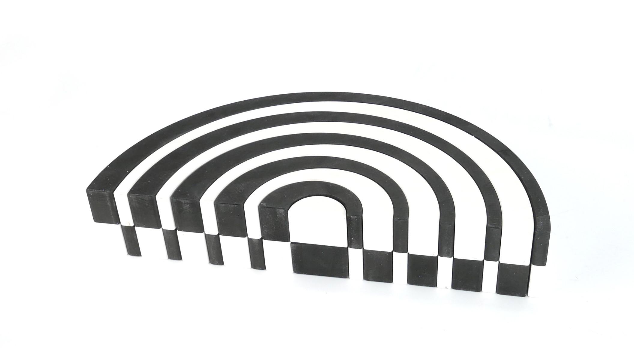 Bajo Regenbogen/weiss gross