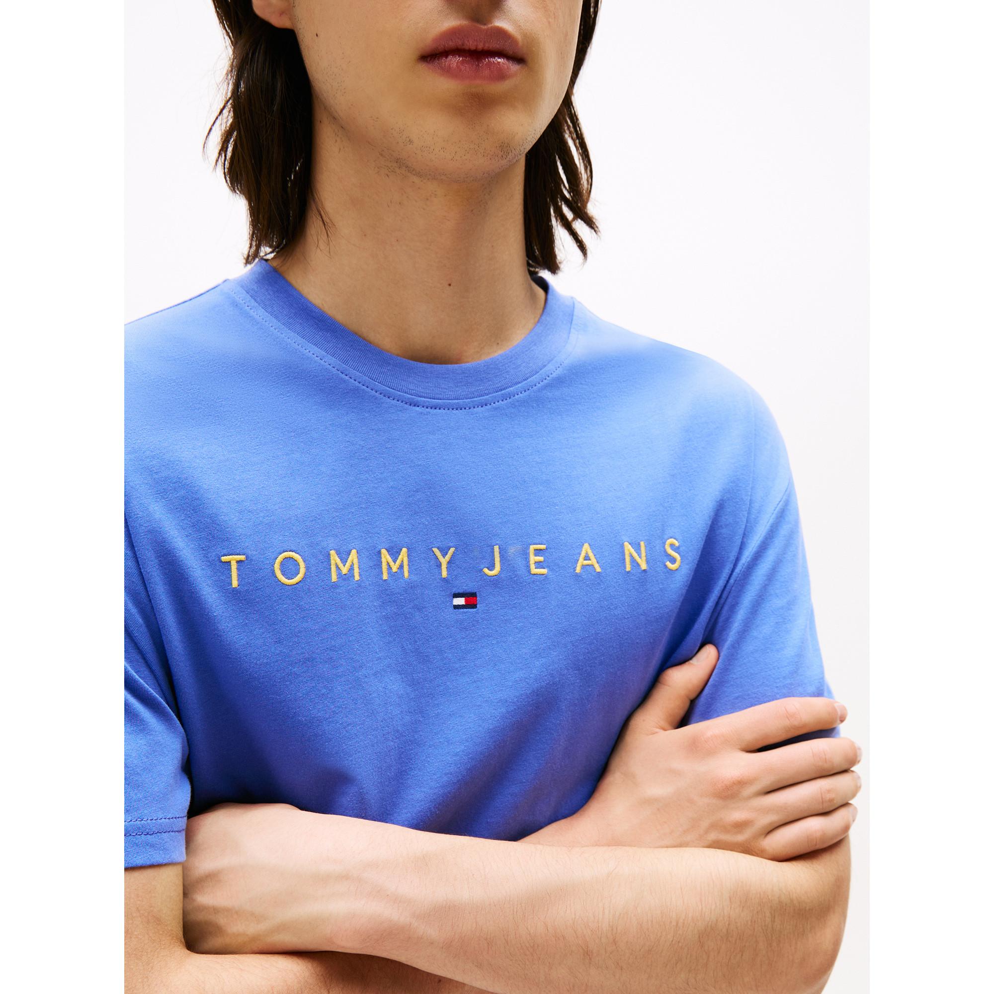 TOMMY JEANS T-Shirt mit aufgesticktem Logo