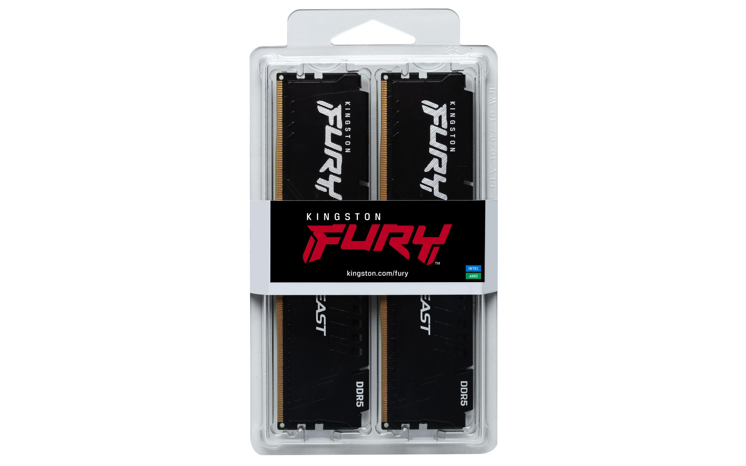 Kingston FURY Beast (2 x 16GB, DDR5-5200, DIMM 288 pin)