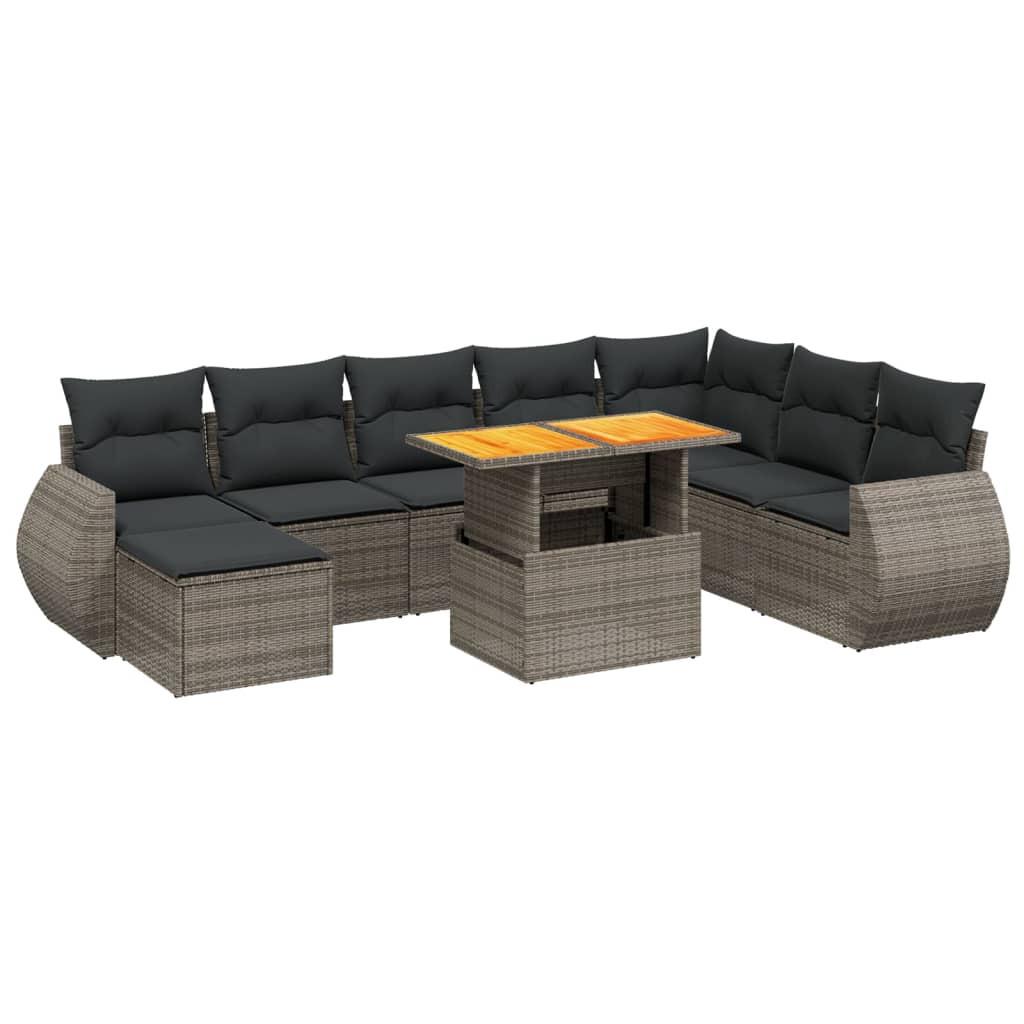 VidaXL Garten sofagarnitur poly-rattan