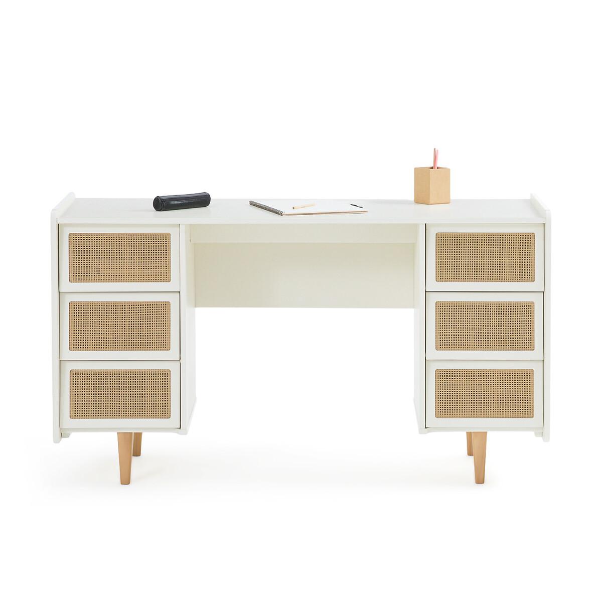 La Redoute Intérieurs Schreibtisch Taga mit 6 Schubladen