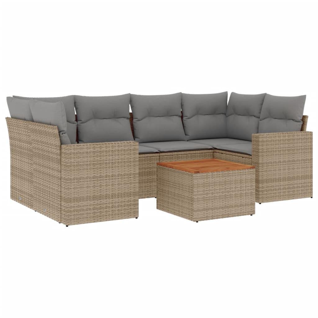 VidaXL Garten sofagarnitur poly-rattan