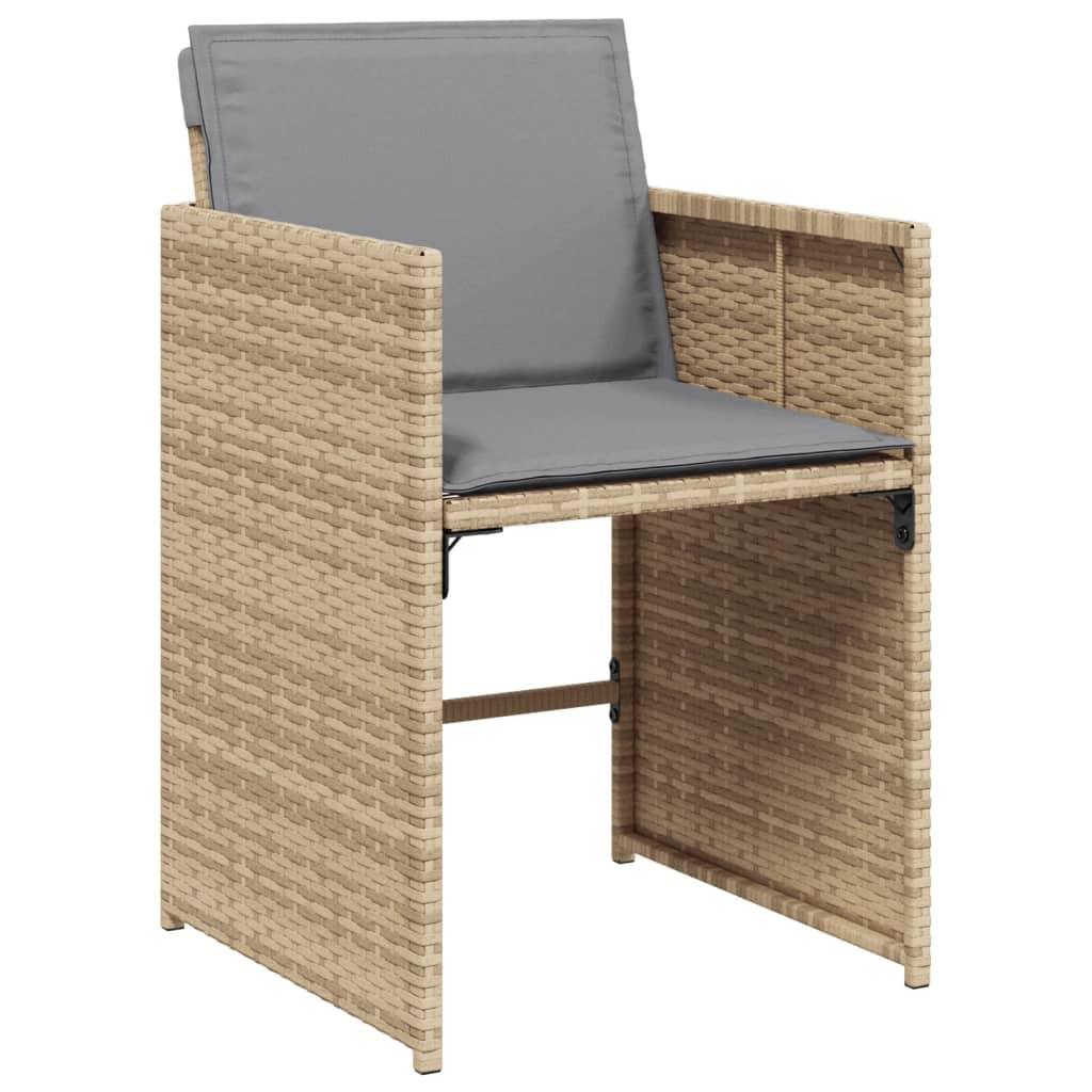 VidaXL Garten essgruppe poly-rattan