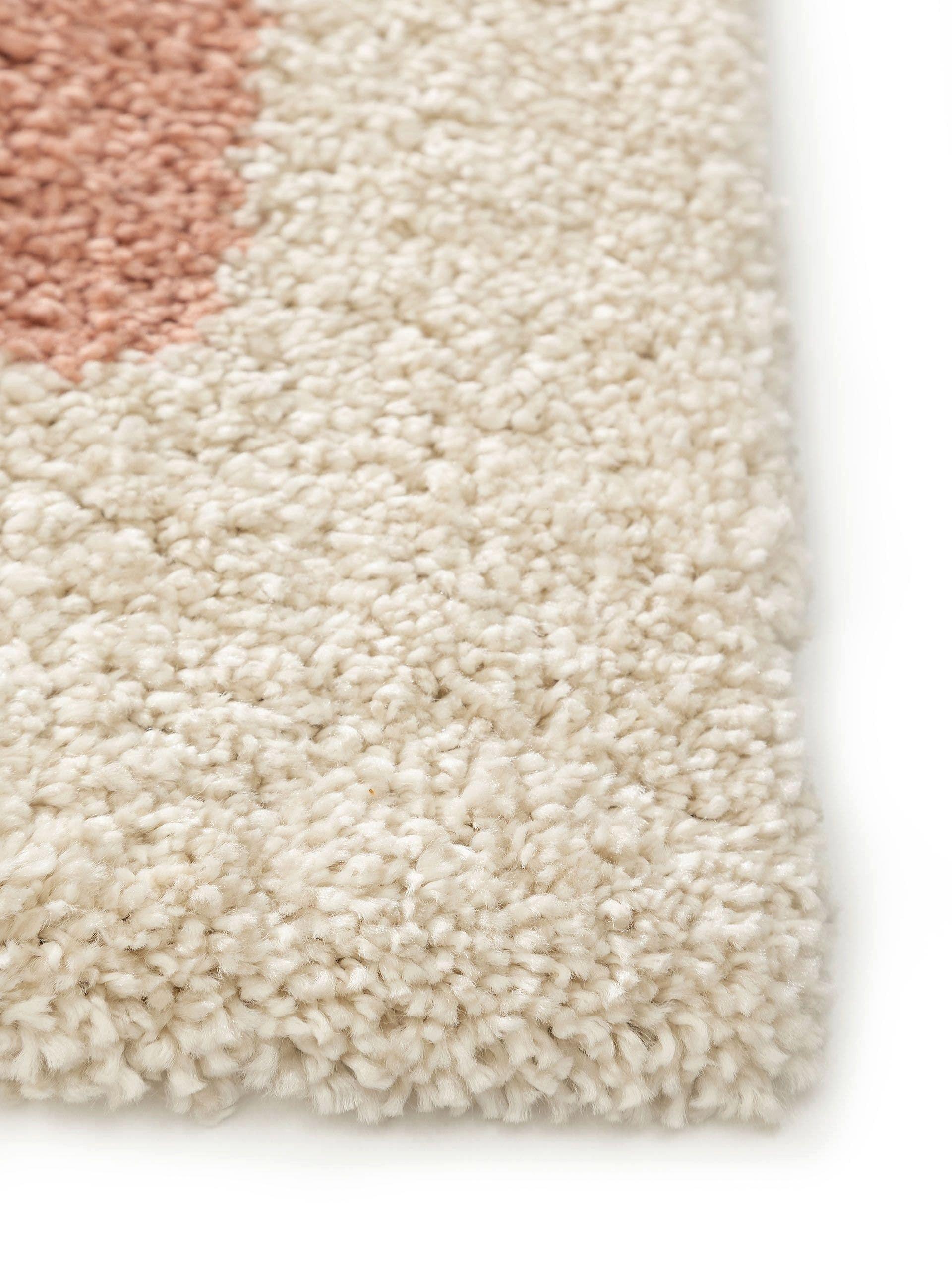 Benuta Hochflorteppich Louise CreamRosa