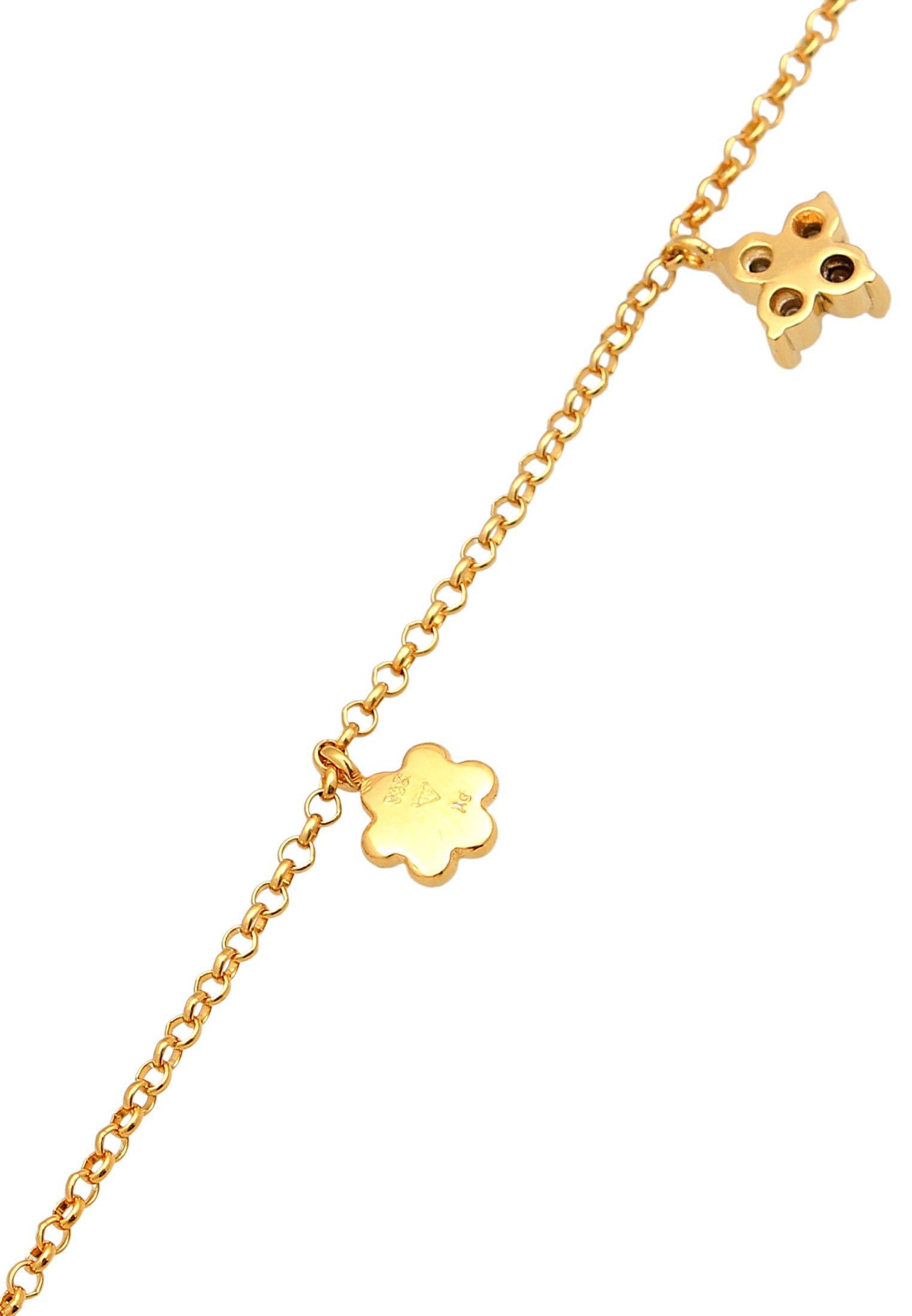 Elli Halskette Kids Kristalle Blüte Blume