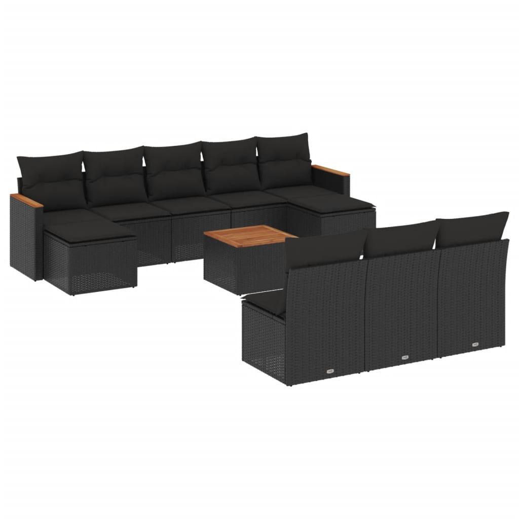VidaXL Garten sofagarnitur poly-rattan