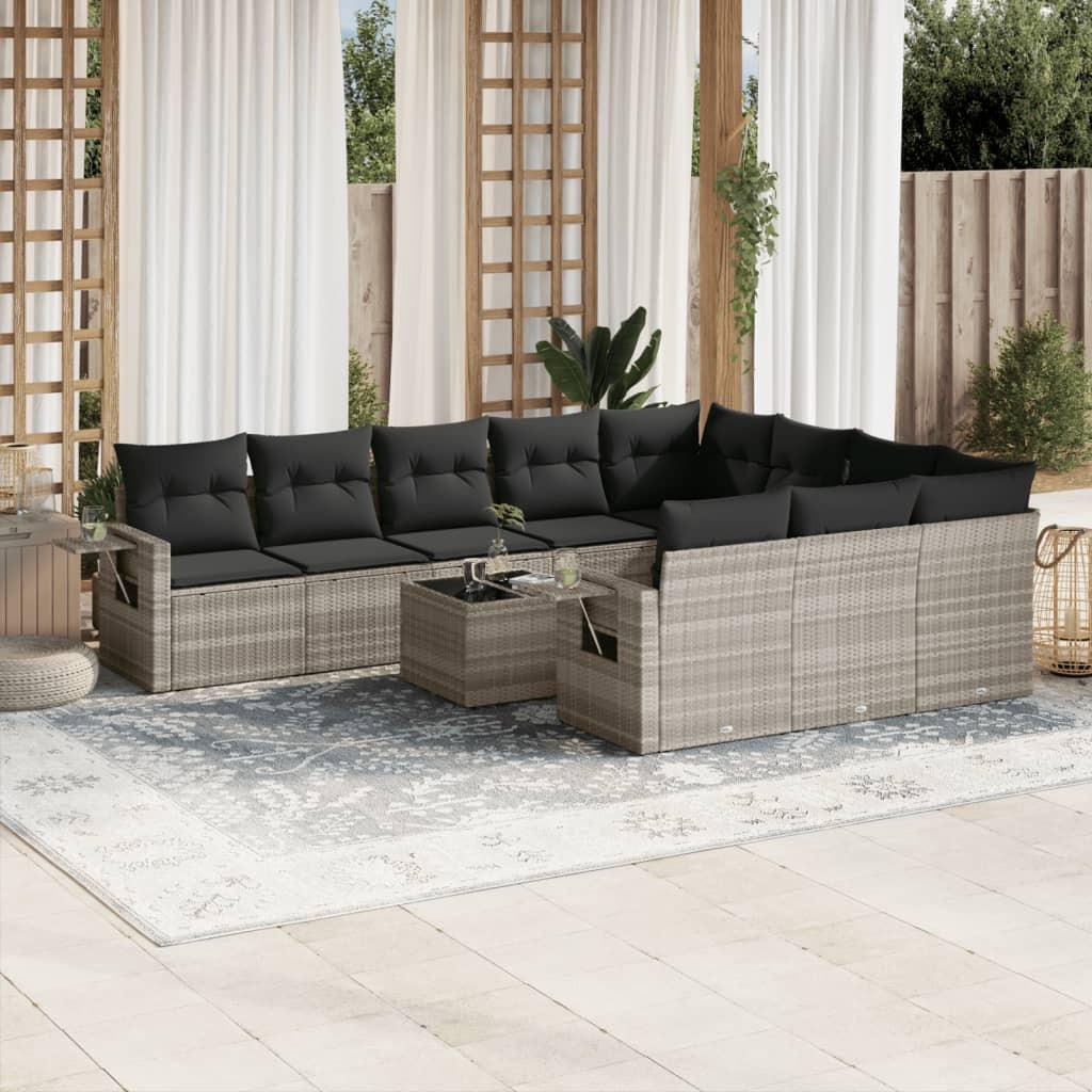 VidaXL Garten sofagarnitur poly-rattan