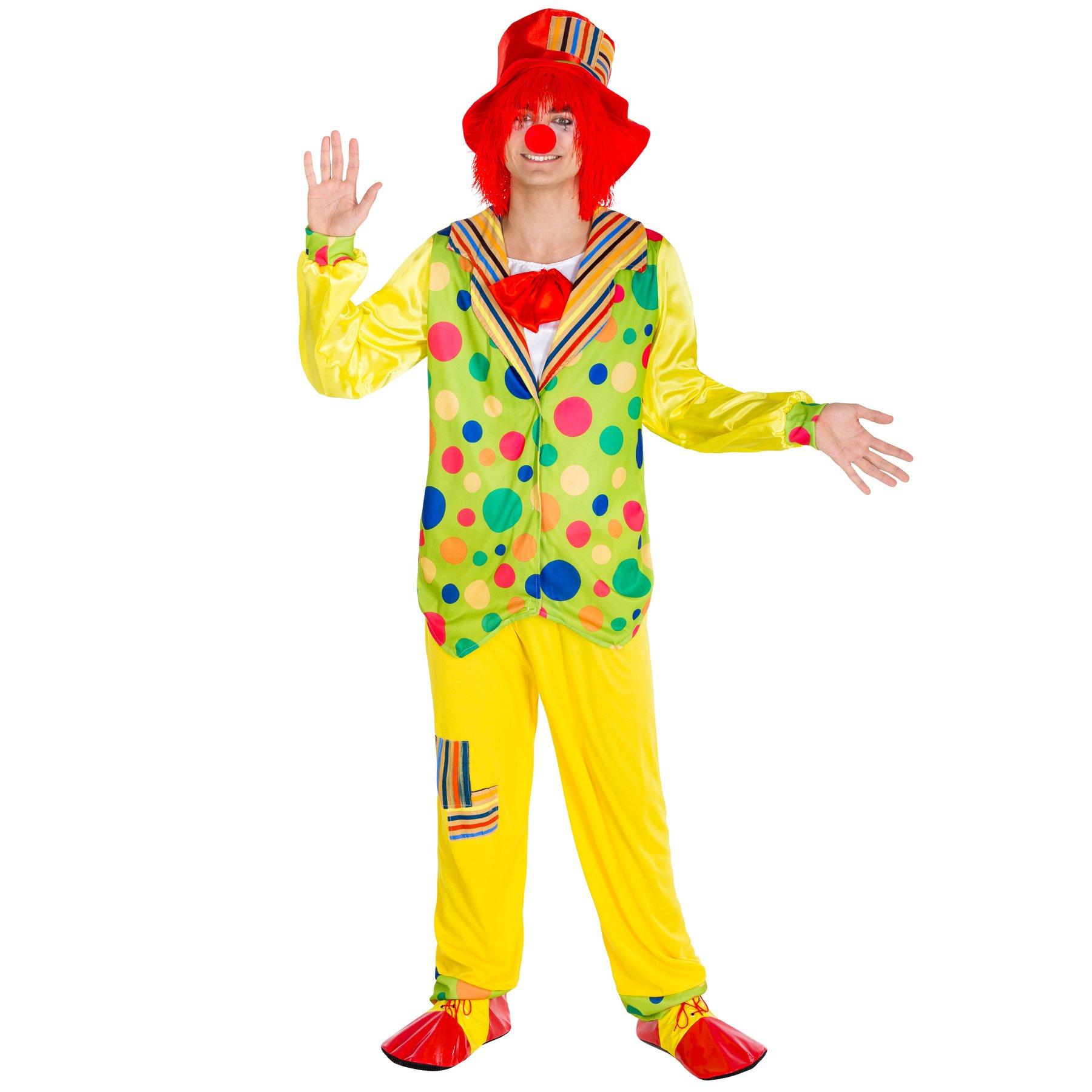 Tectake Herrenkostüm Clown Pipetto
