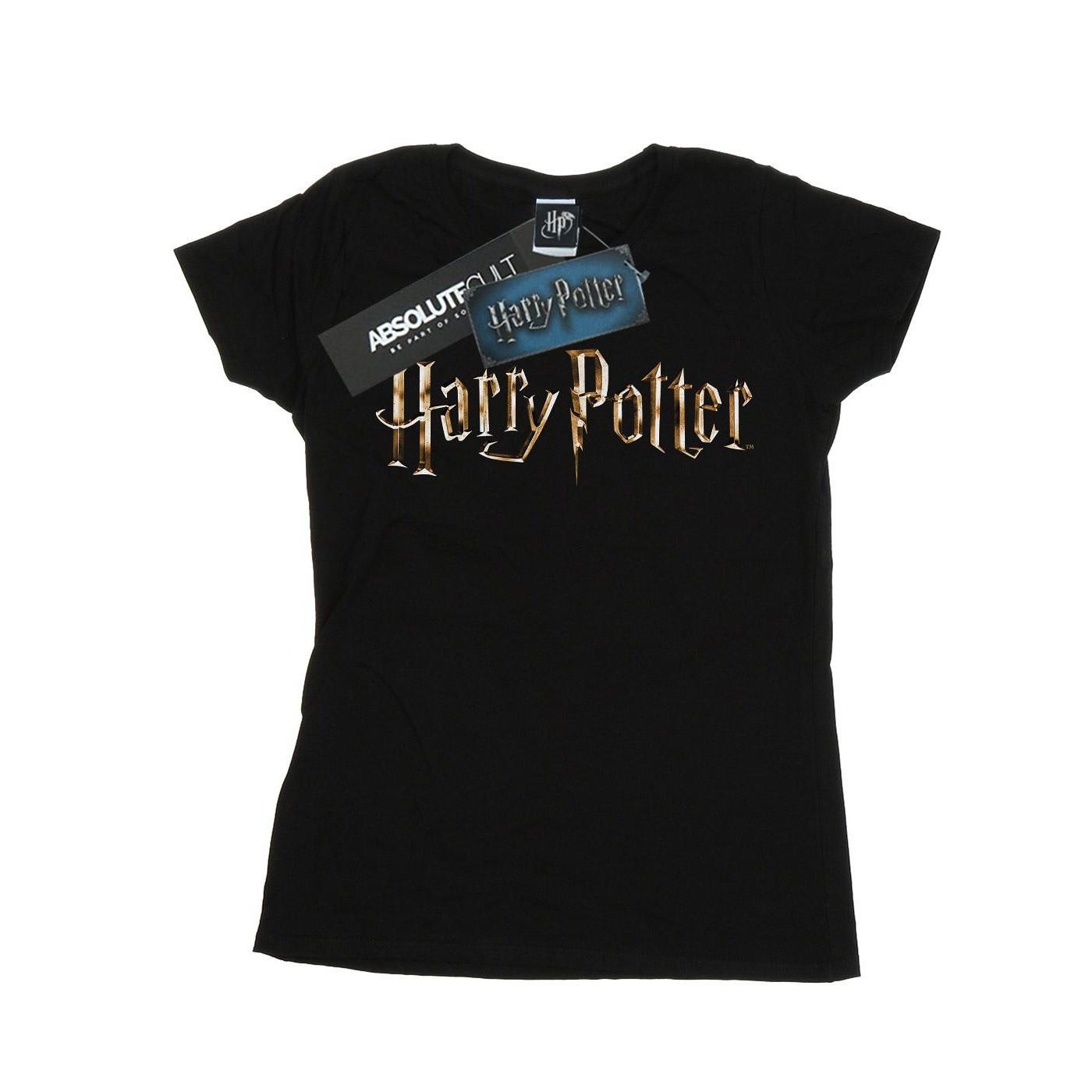 Harry Potter Logo Print T-Shirt