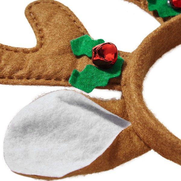 Tectake Rentiergeweih hellbraun