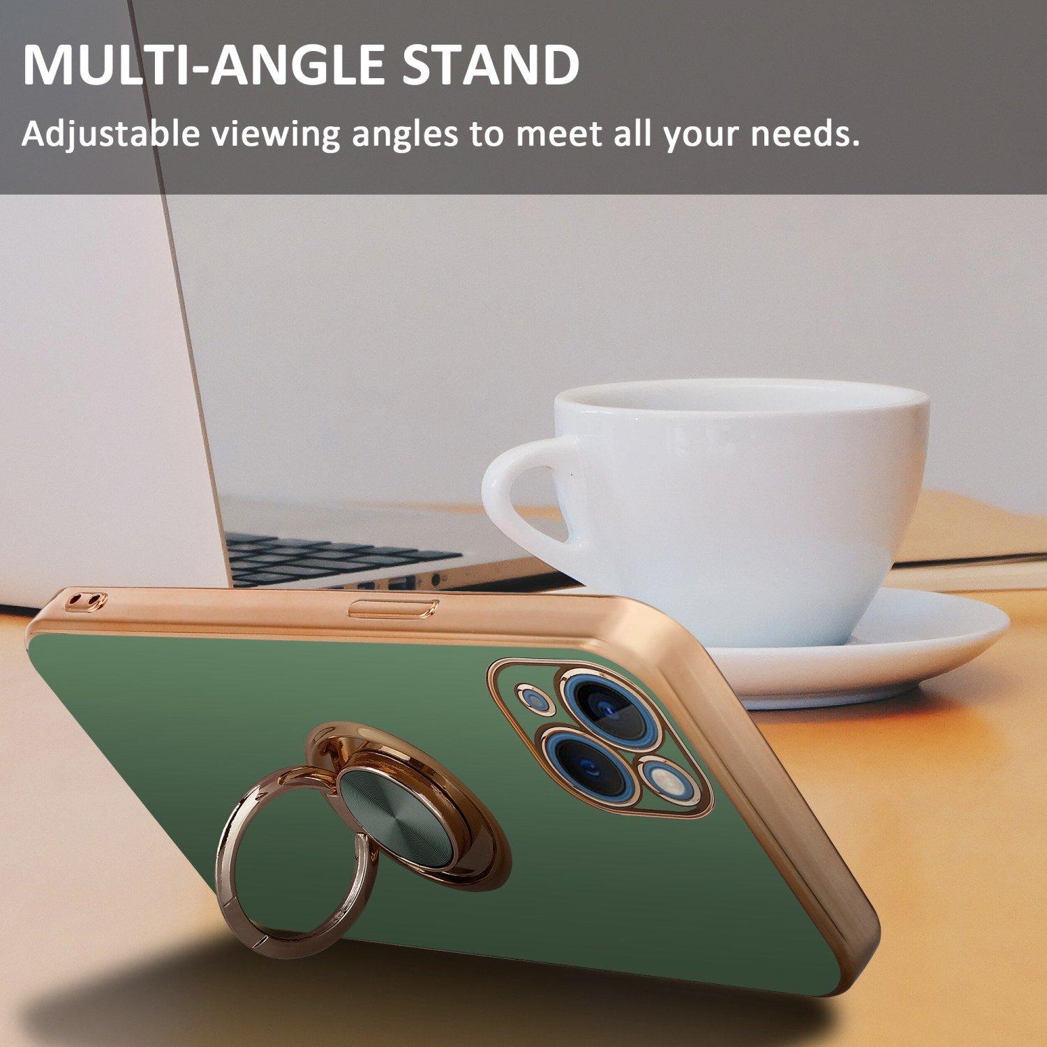 Cadorabo Hülle für Apple iPhone 13 MINI mit Ring - Schutzhülle