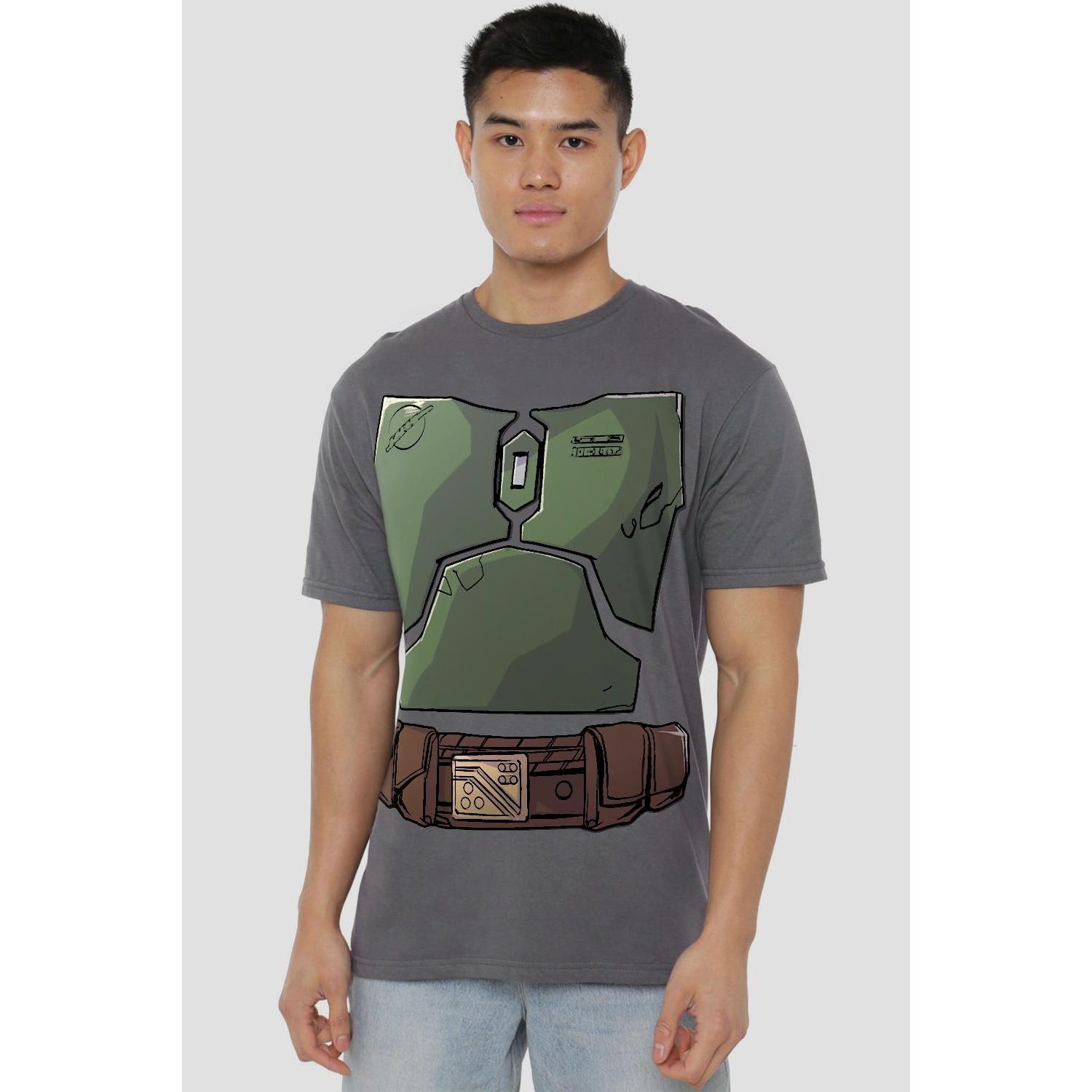 STAR WARS T-Shirt mit Boba Fett Rüstungsdruck
