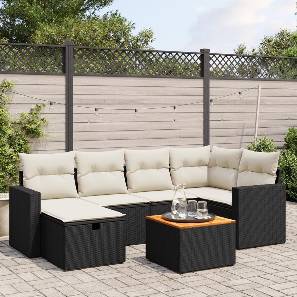 VidaXL Garten sofagarnitur poly-rattan