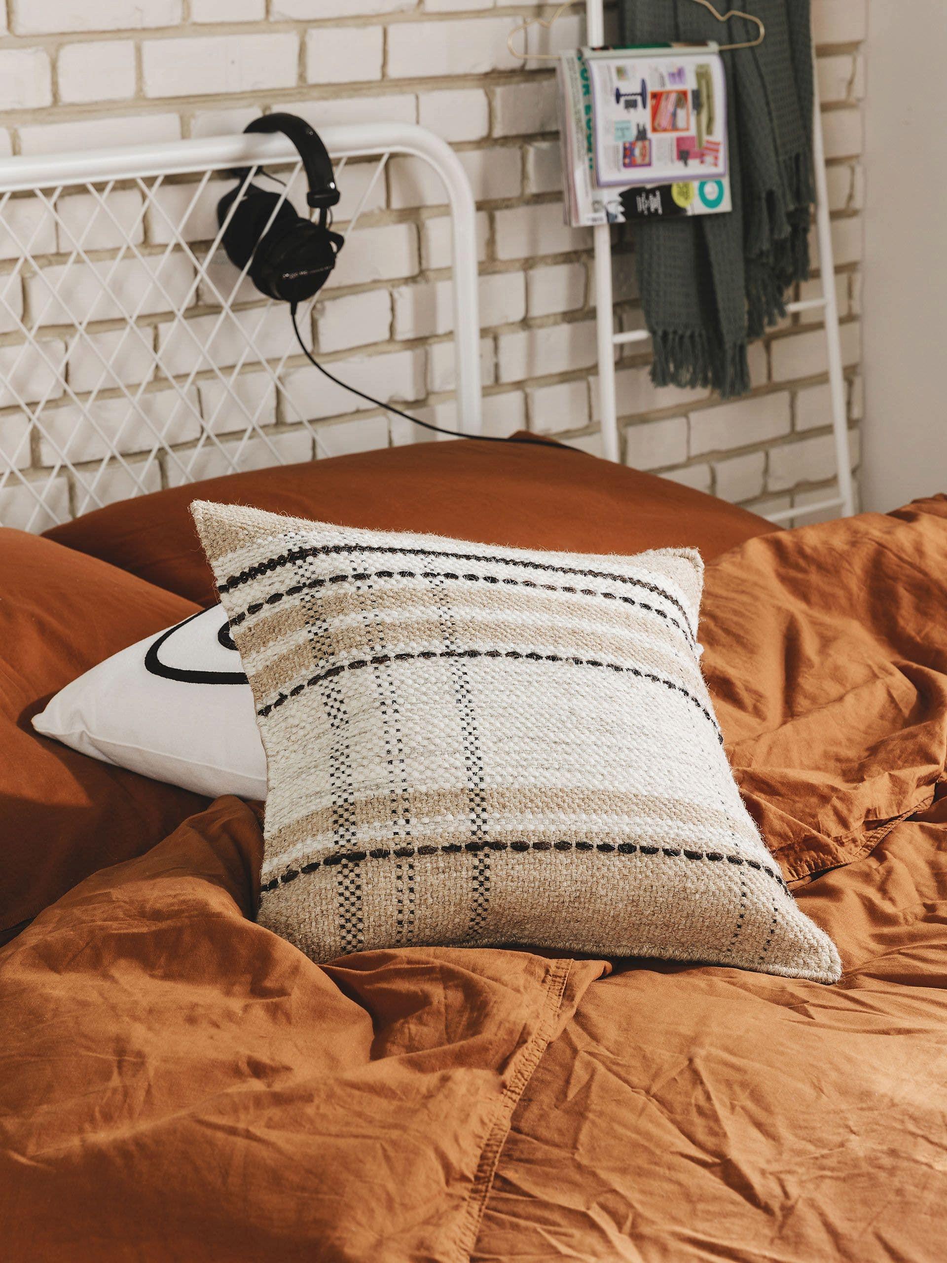 Benuta Kissenbezug Bahati Beige