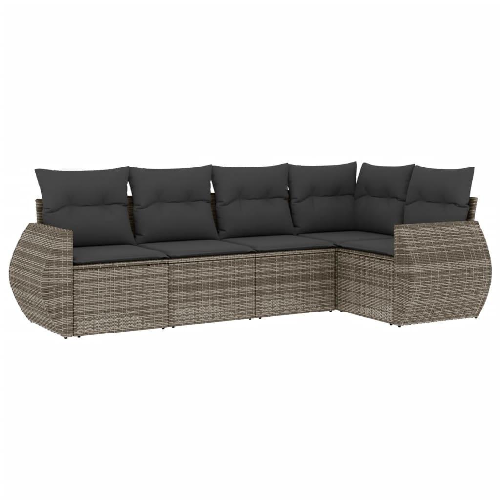 VidaXL Garten sofagarnitur poly-rattan