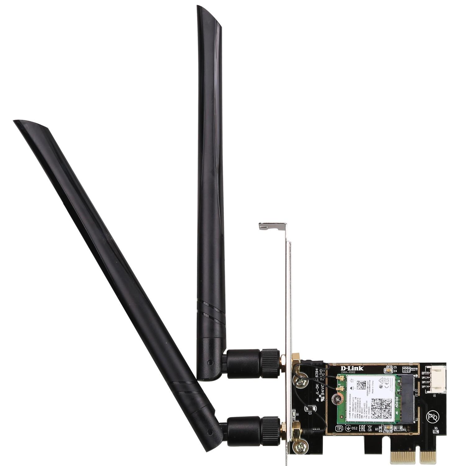 D-Link DWA-X582 AX3000 Wi-Fi 6 PCIe-Adapter + Bluetooth