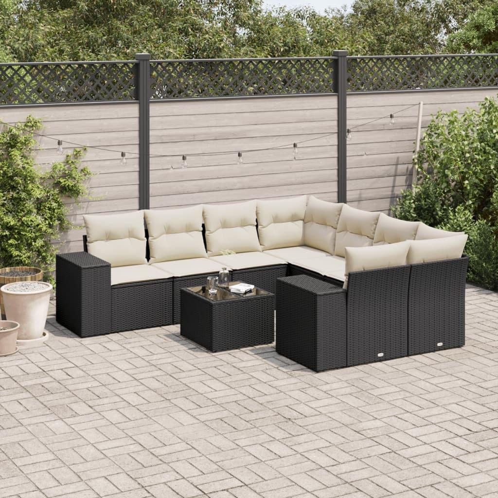 VidaXL Garten sofagarnitur poly-rattan