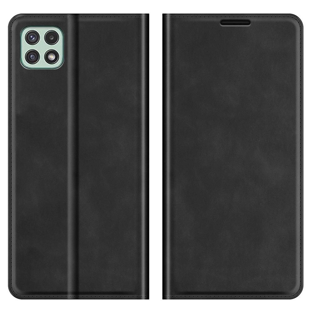 Cover-Discount Galaxy A22 5G - Seidige Stand Flip Case Hülle
