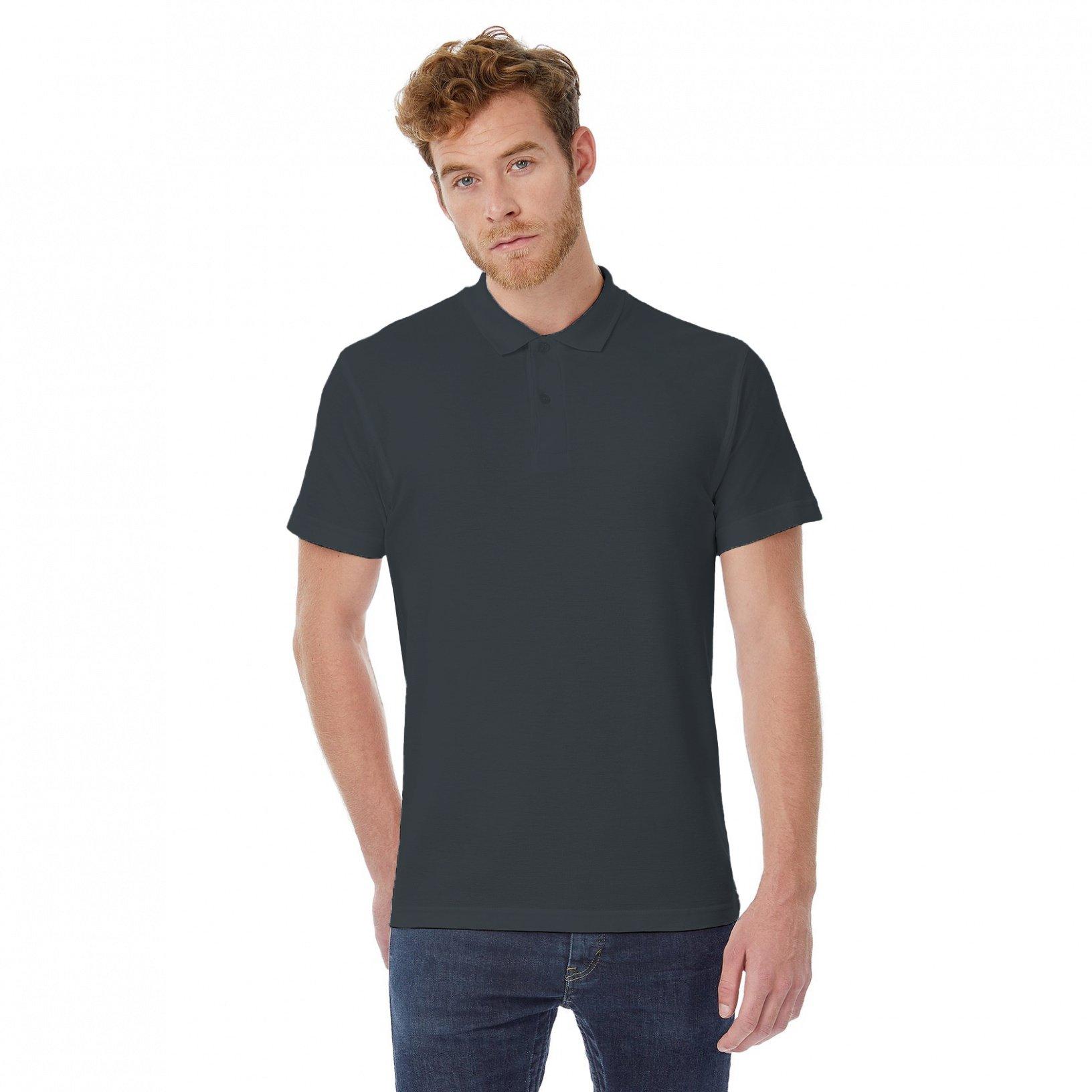 B and C ID.001 Kurzarm Polo-Shirt
