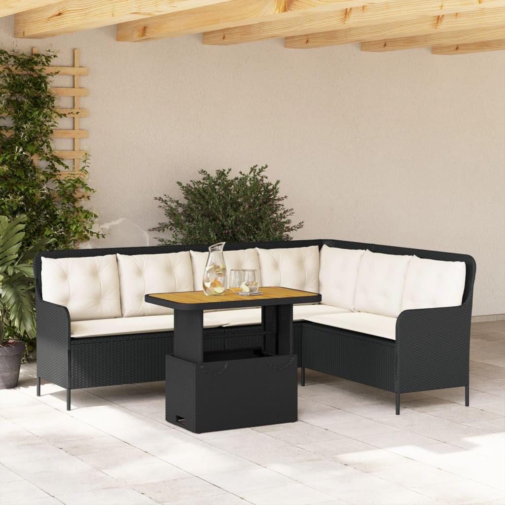 VidaXL Garten sofagarnitur poly-rattan