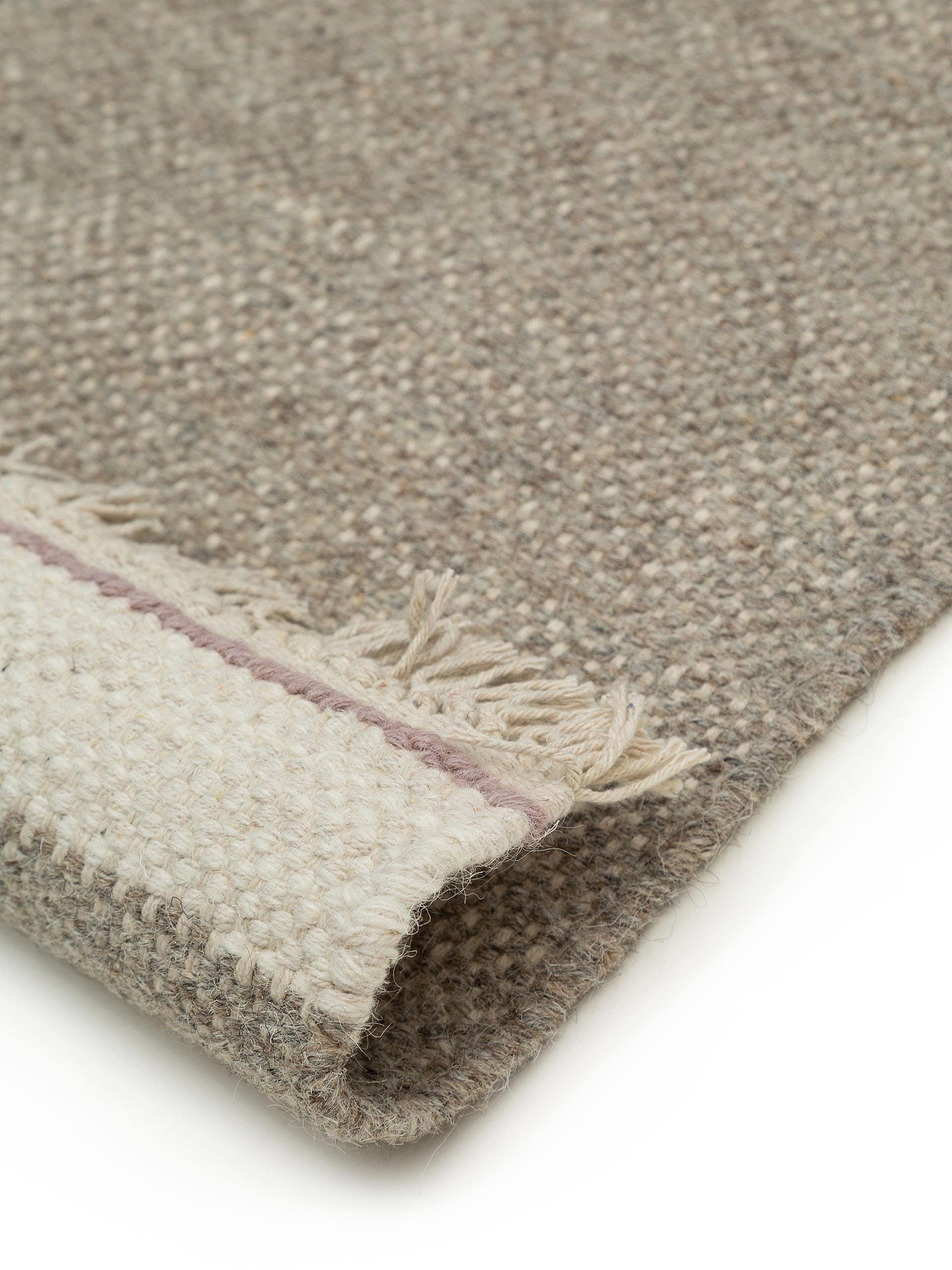 Benuta Wollteppich Karla Grau