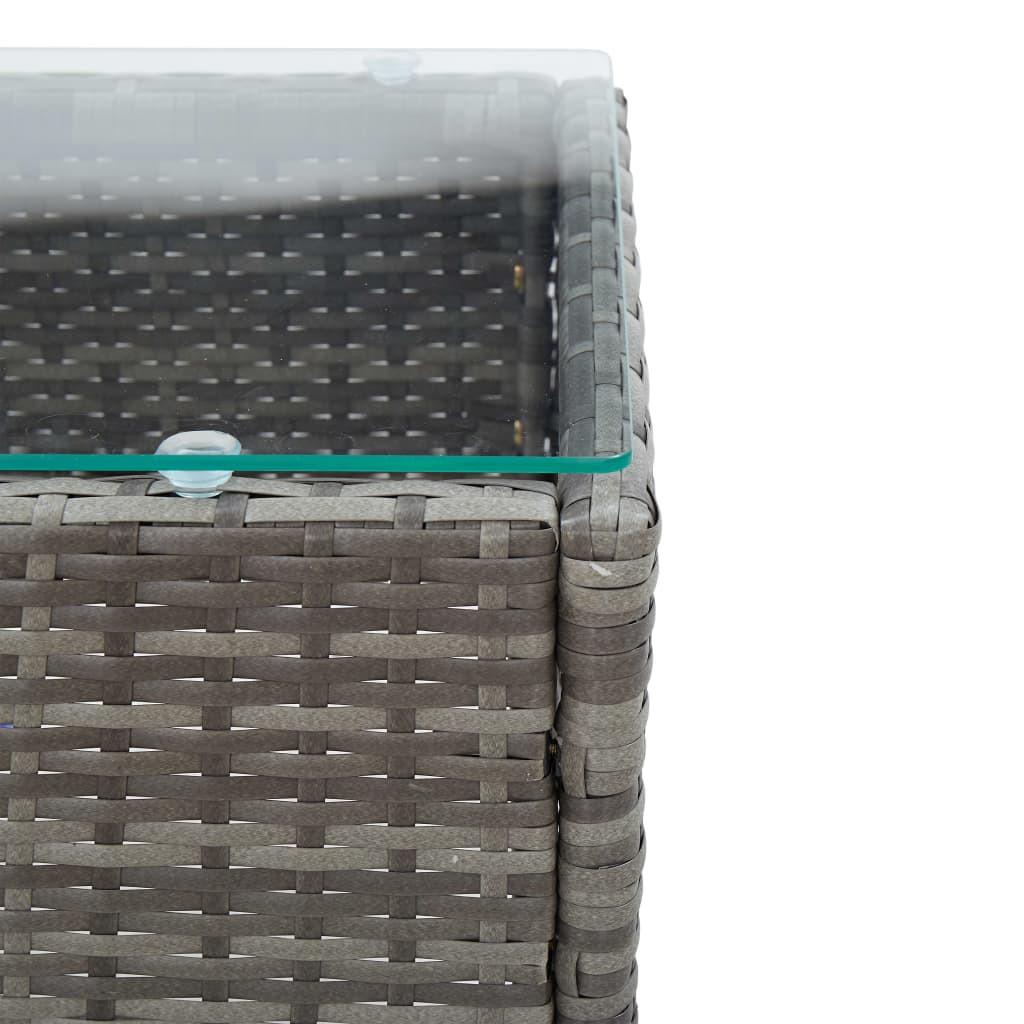 VidaXL Couchtisch poly-rattan