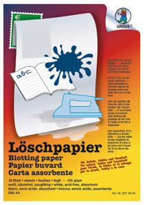 Ursus URSUS Löschpapier A4 3974600 135g, weiss 10 Blatt