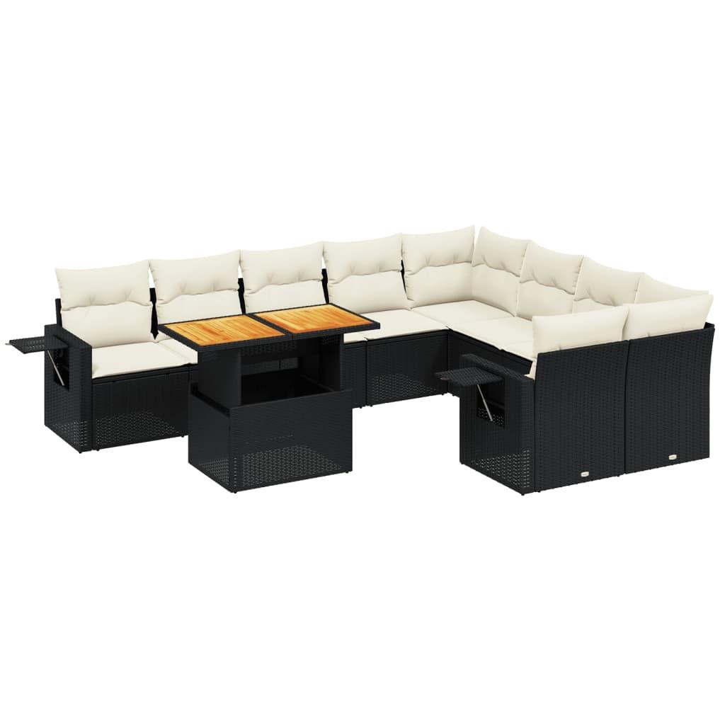 VidaXL Garten sofagarnitur poly-rattan
