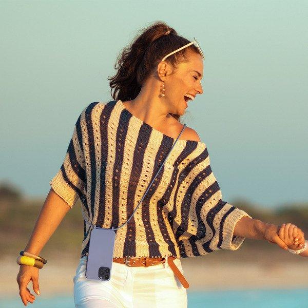 Avizar Kettenhülle iPhone 14 Pro Max Blaulila