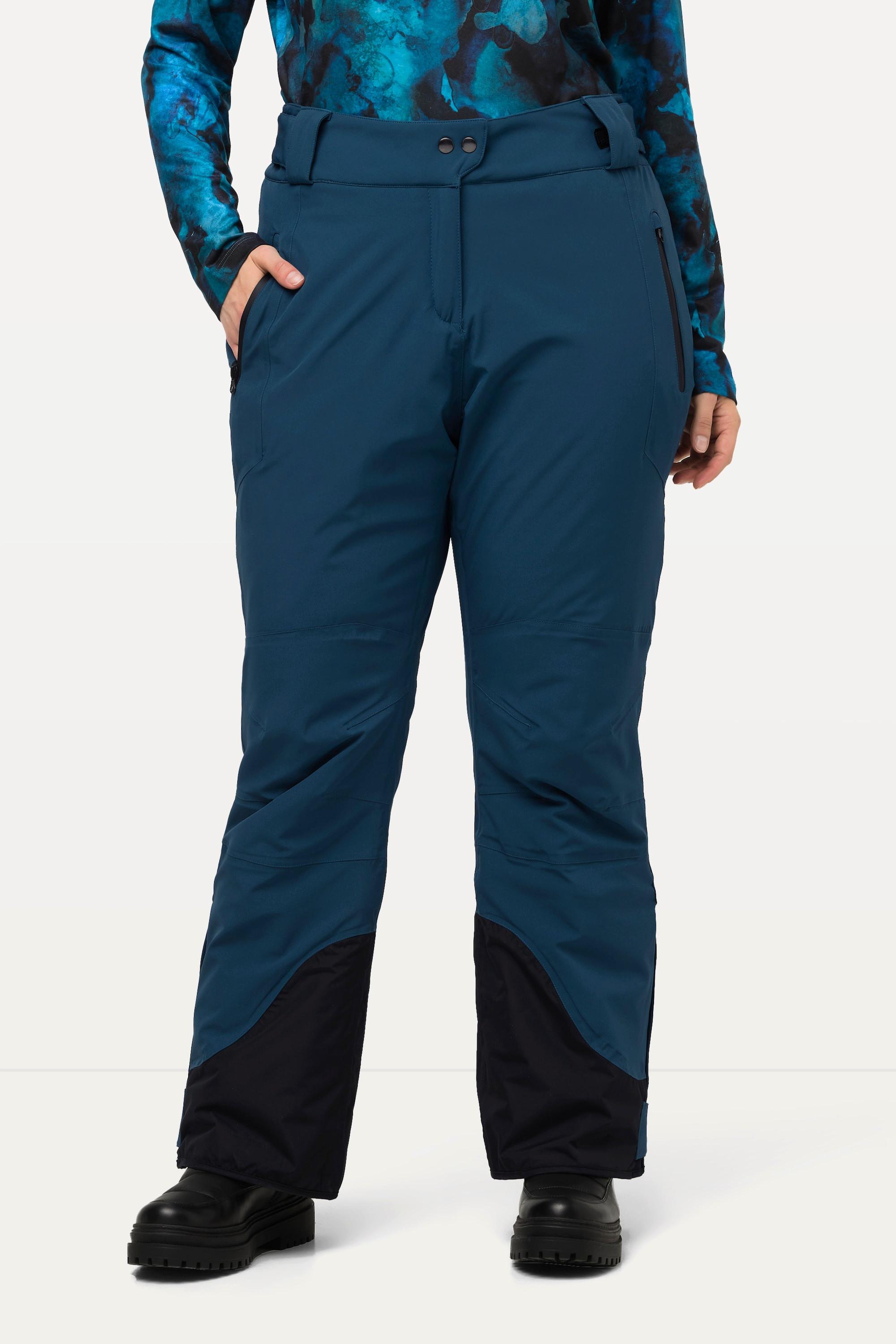 Ulla Popken HYPRAR Wasserdichte Skihose mit Klettriegel
