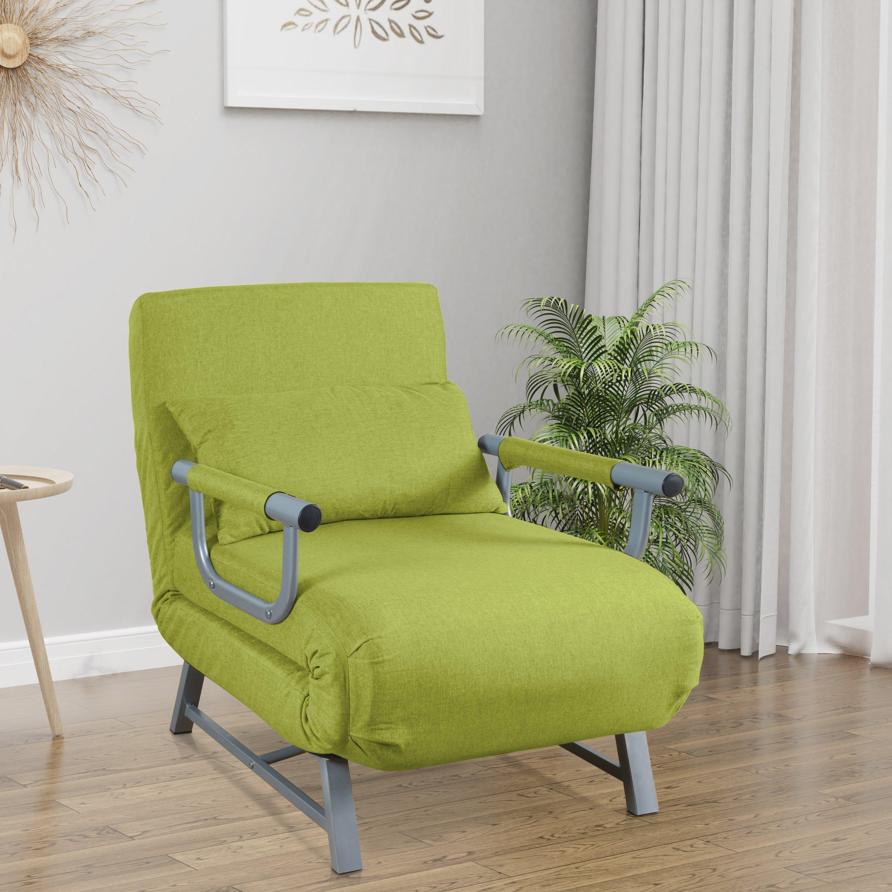 VCM Schlafsessel | Polyester-Stoff | Maße ca. ca. H. 95 x B. 64 x T. 78 cm | Sessel mit Schlaffunktion | Schlafsessel - Kolino