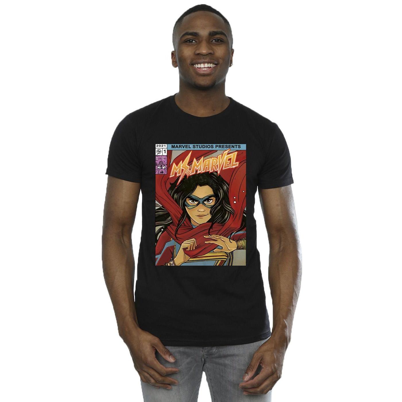 MARVEL Ms Comic Cover Print T-Shirt