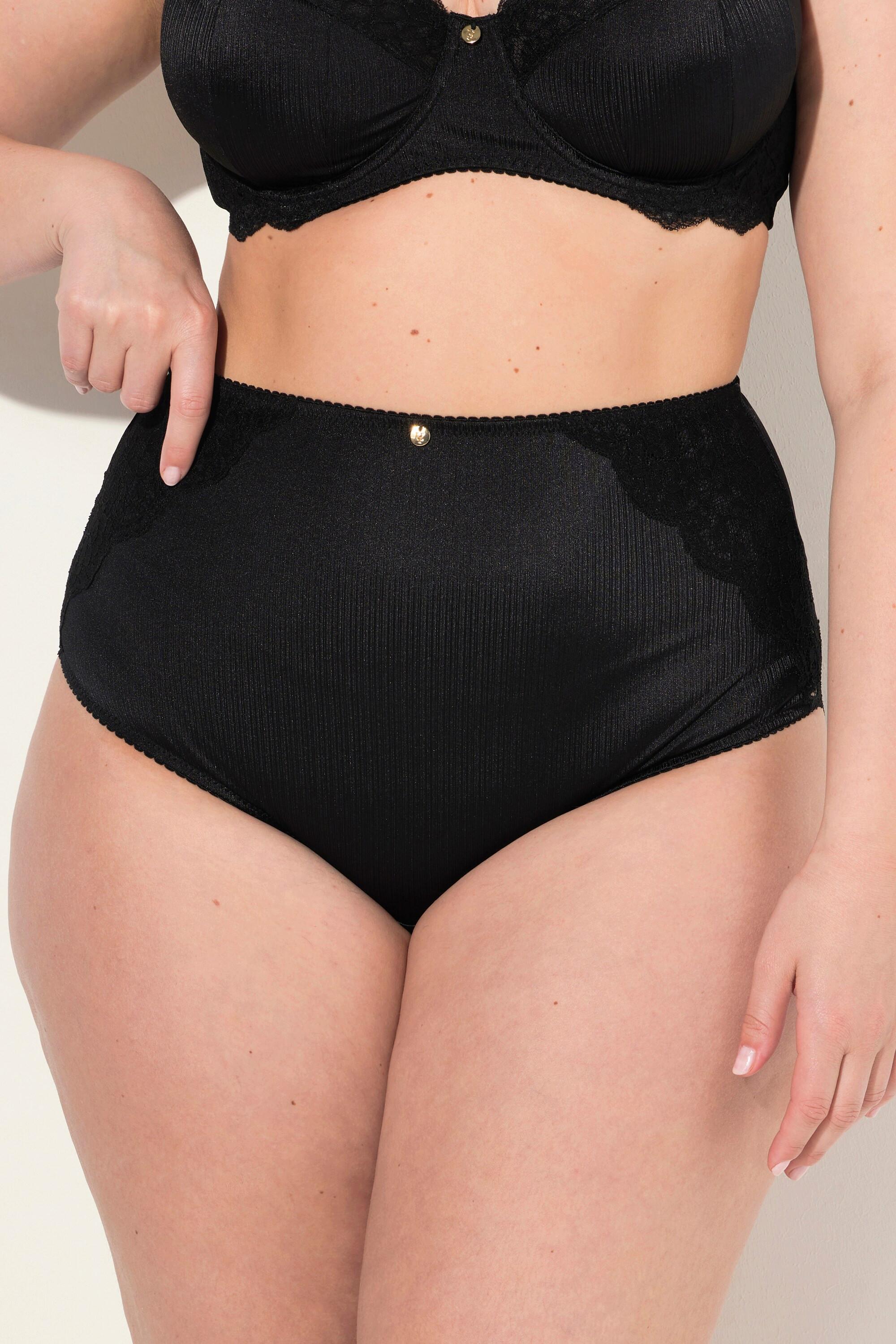 Ulla Popken Maxislip, Satin, Spitzen-Rückseite