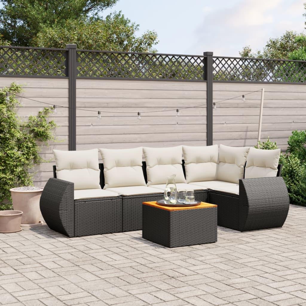 VidaXL Garten sofagarnitur poly-rattan