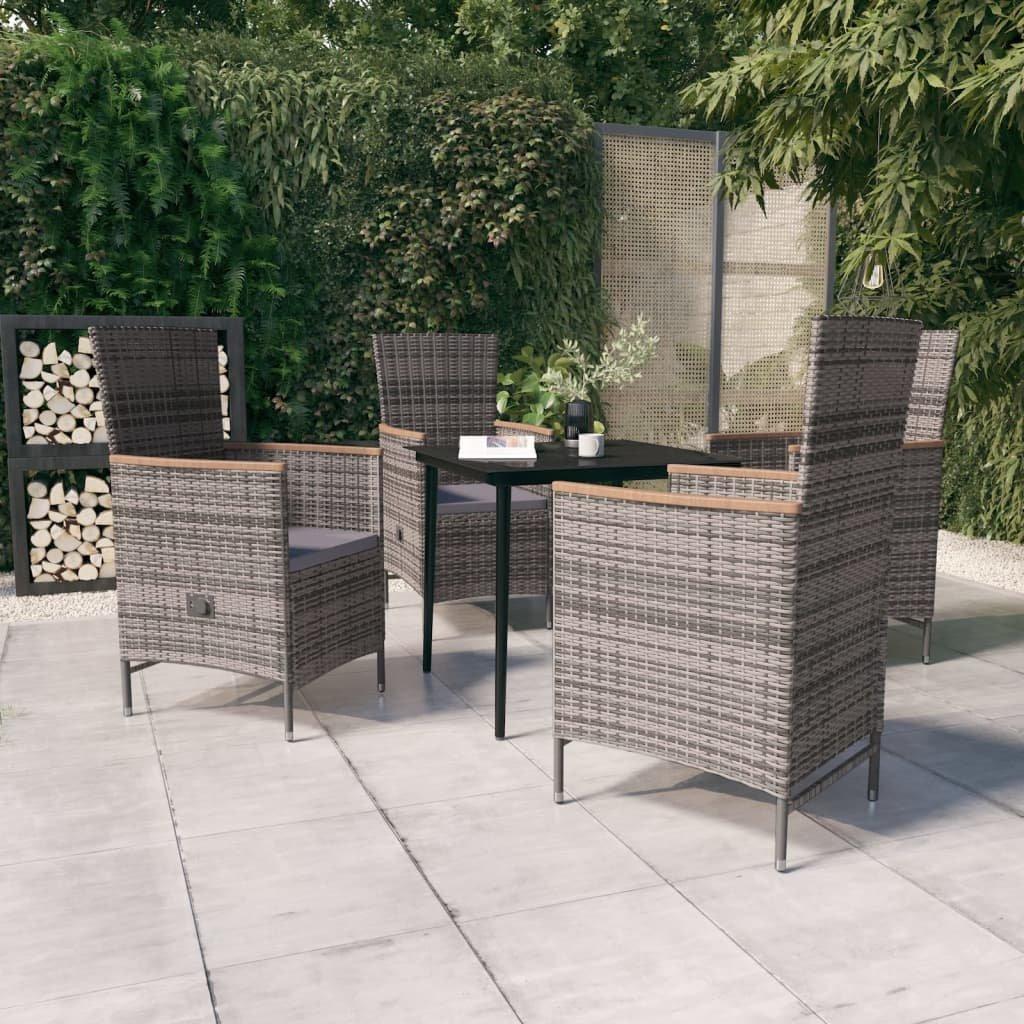 VidaXL Garten essgruppe poly-rattan