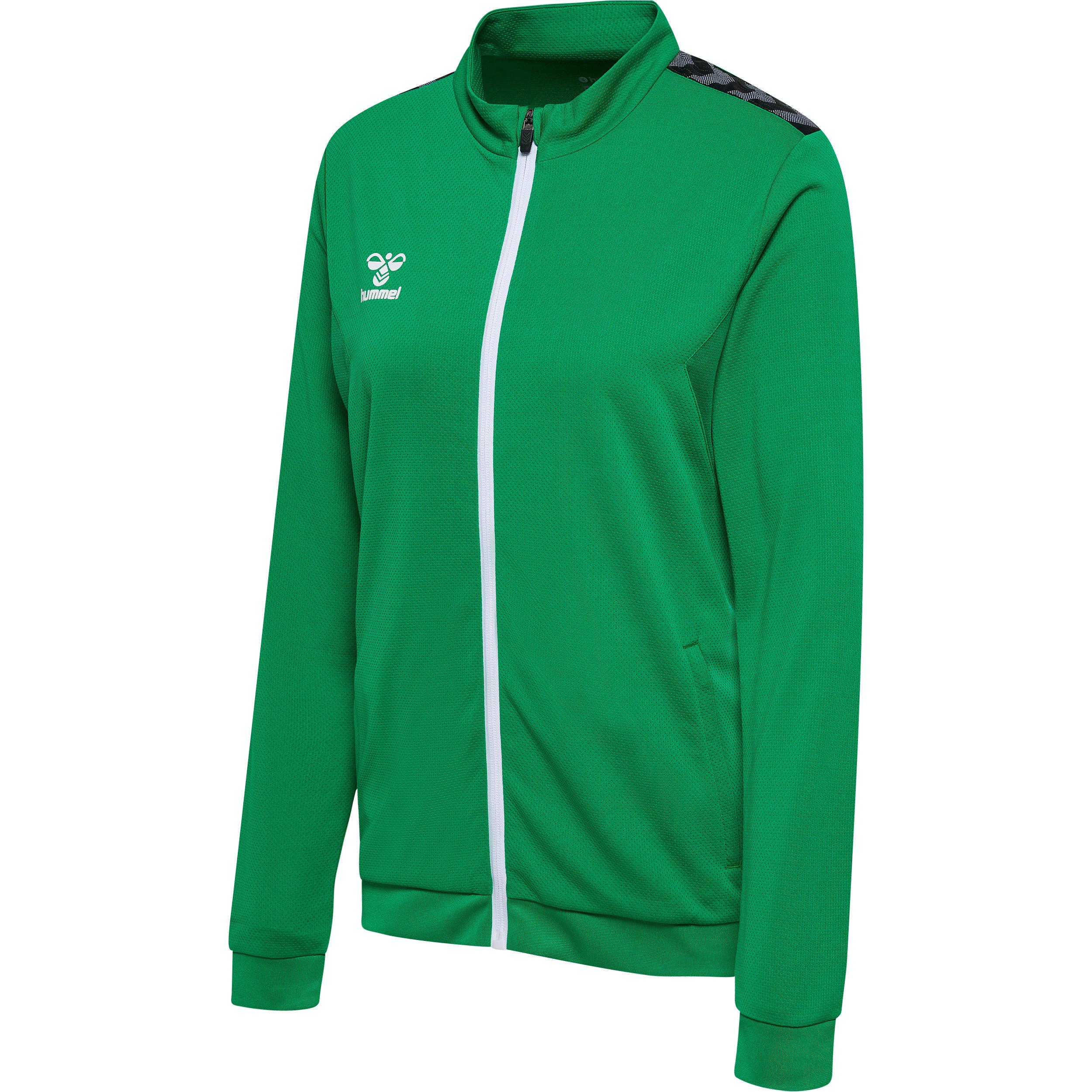 Hummel sweatjacke mit reißverschluss polyester damen authentic
