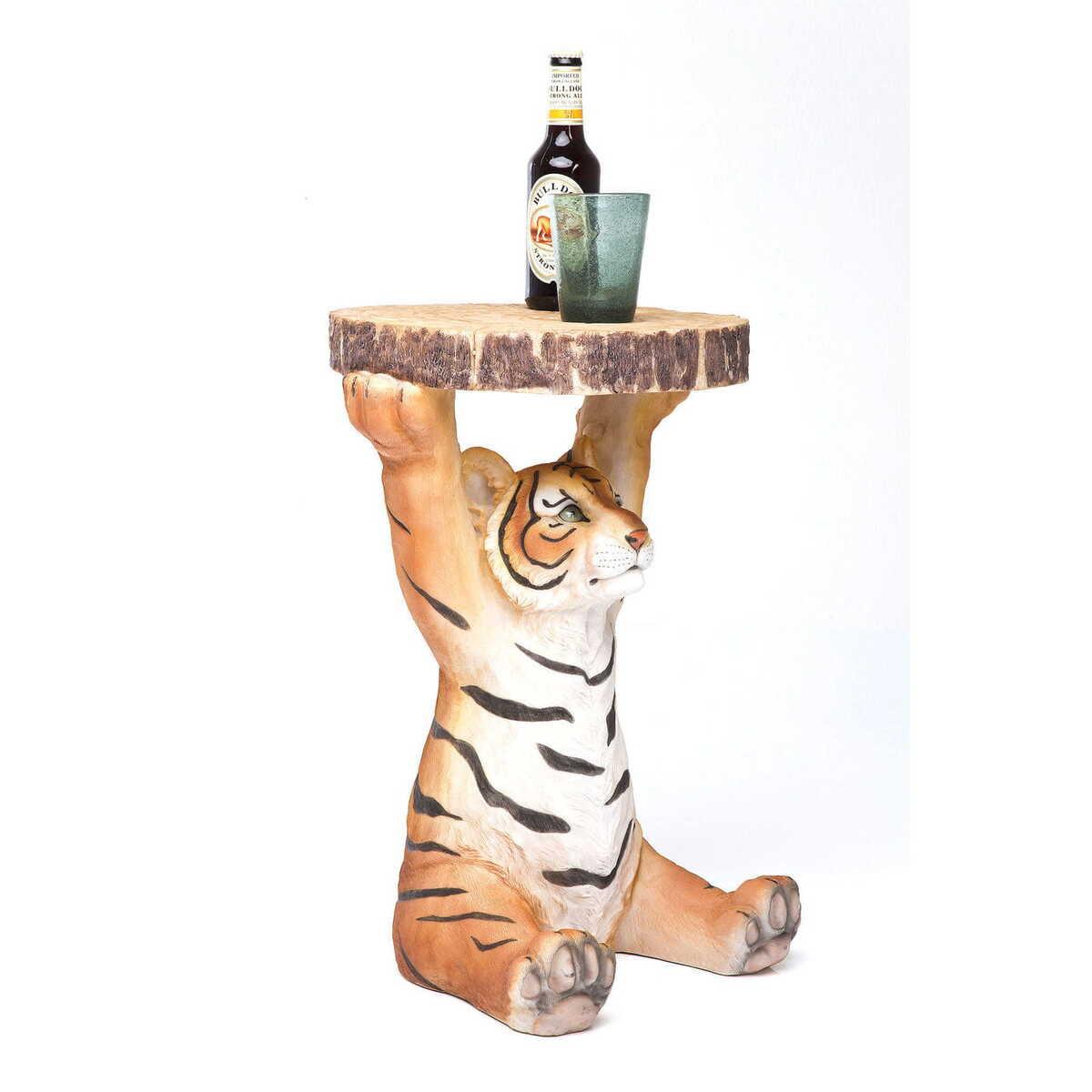 KARE Design Beistelltisch Animal Tiger Ø35cm
