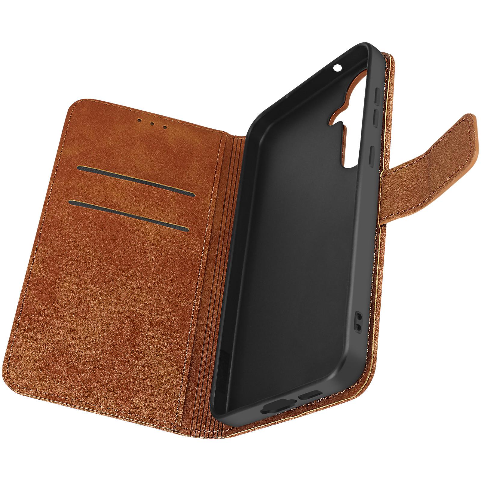 Avizar Soft-Touch Etui Samsung S23 FE Hellbraun