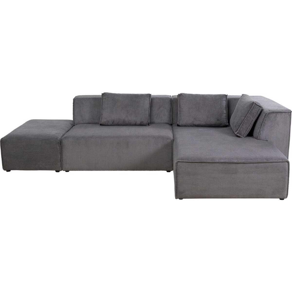 KARE Design Ecksofa Infinity Ottomane Cord rechts