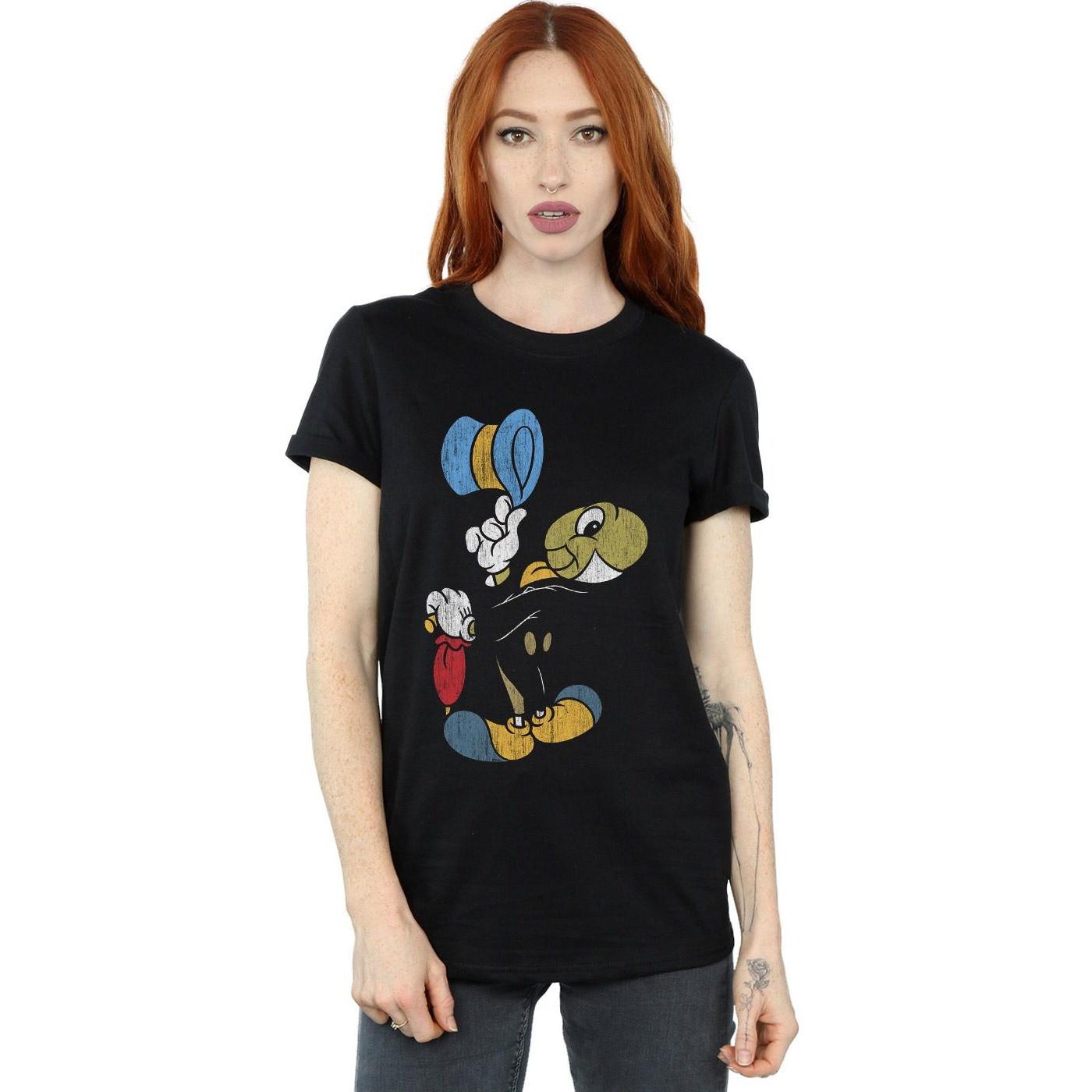Disney Pinocchio Jiminy Cricket Print T-Shirt