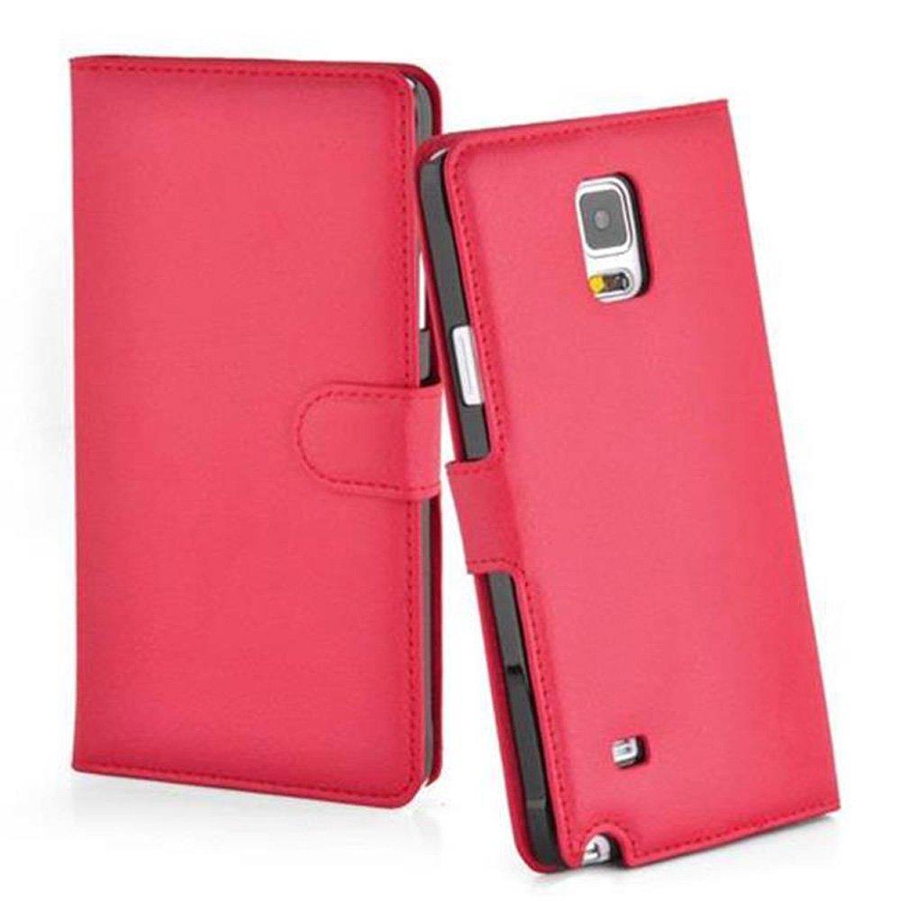 Cadorabo Hülle für Samsung Galaxy NOTE 4 Standfunktion, Kartenfach