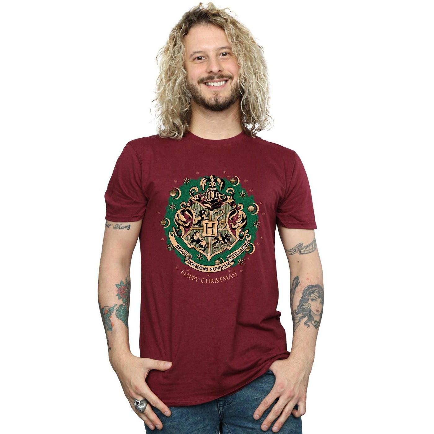 Harry Potter Weihnachtliches Design T-Shirt