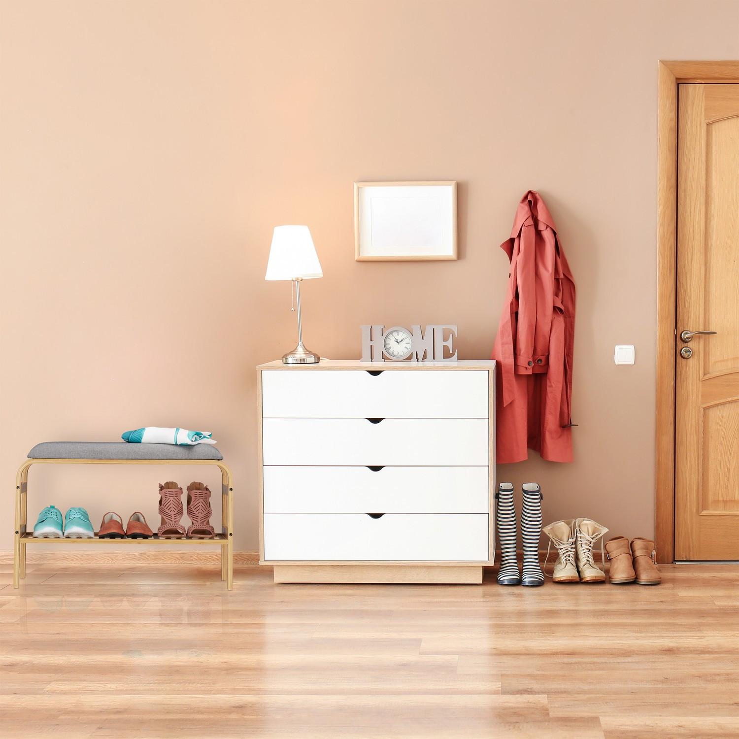 B2X Schuhbank mit Platz für 3-6 Paar Schuhe