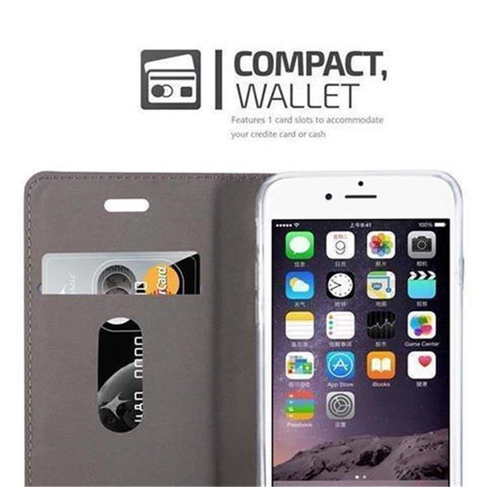 Cadorabo Hülle für Apple iPhone 6 / 6S Magnetverschluss, Kartenfach