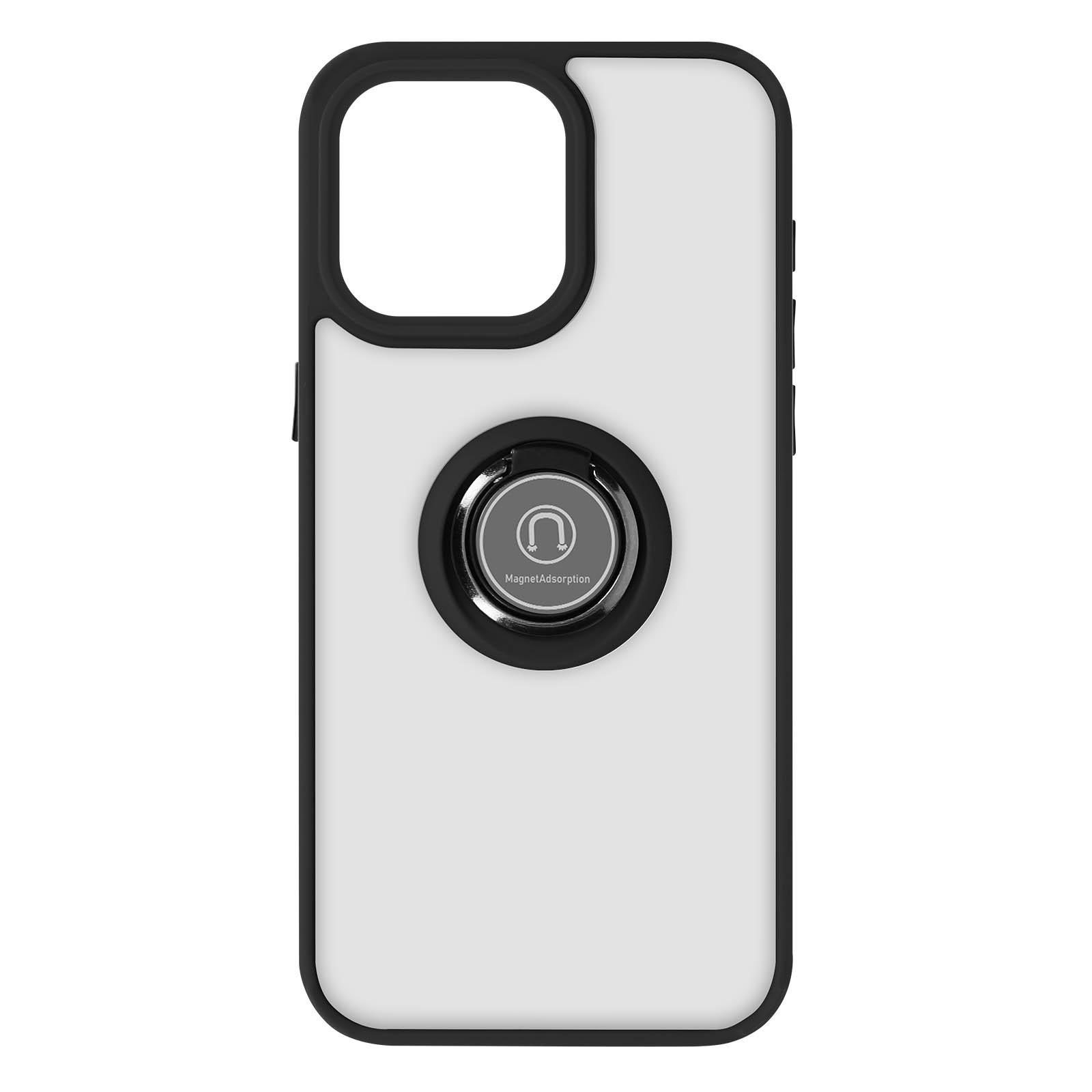 Avizar Ring-Hülle iPhone 15 Pro Max Schwarz