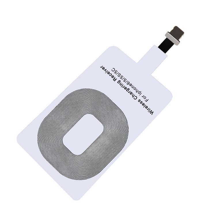 eStore Qi-Adapter – Kabelloses Lade-Empfangsmodul für iPhone – Weiß