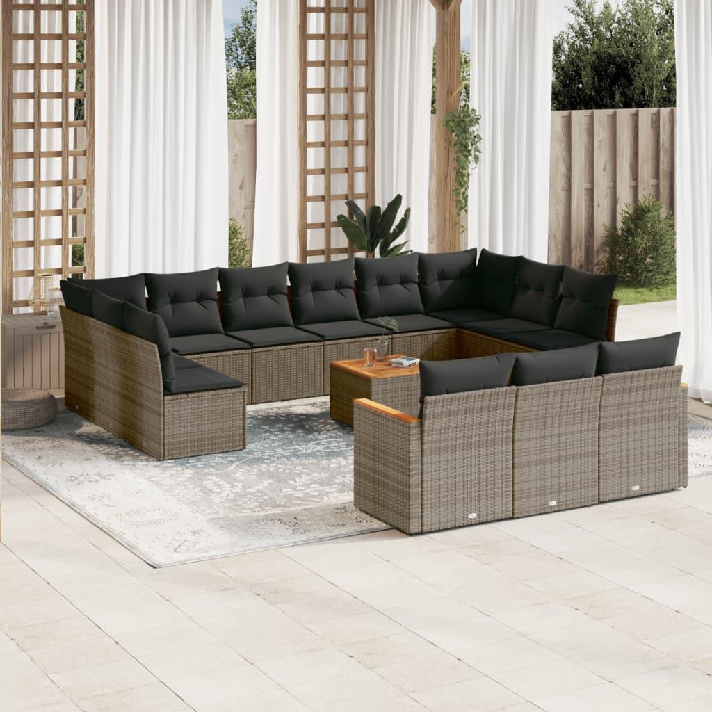 VidaXL Garten sofagarnitur poly-rattan