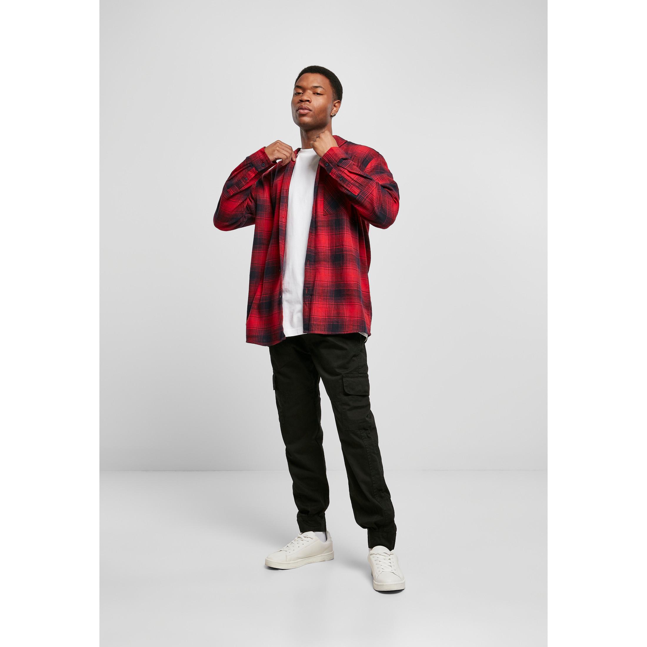 URBAN CLASSICS Oversized Kariertes Grunge Hemd